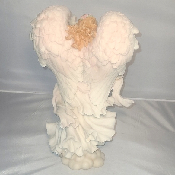Seraphim Classics Vanessa Heavenly Maiden 1996 Porcelain Figurine Dove - Picture 3 of 5
